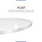 Fab Glass And Mirror Plexiglass Table Top 6in Diameter | Clear Round Acrylic Table Top 1/4in with Flat Edge PGT6RD-2 - alternate 4