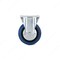 Richelieu Industrial Blue Elastic Rubber Caster, Fixed, with Plate, Blue F08337 - alternate 2
