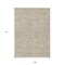 Homeroots 9' X 12' Taupe And Ivory Floral Washable Indoor Outdoor Area Rug 594675 - alternate 3