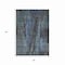 Homeroots 3' X 5' Blue And Gray Abstract Washable Indoor Outdoor Area Rug 616136 - alternate 4