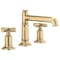 Brizo Invari: Widespread Lavatory Faucet with Column Spout - Less Handles 1.2 GPM 65377LF-PGLHP-ECO - alternate 3