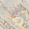 Homeroots 2' X 3' Blue and Orange Floral Stain Resistant Indoor Outdoor Area Rug 531488 - alternate 3