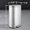 Happimess Curtis 8-Gallon Step-Open Trash Can, Platinum Silver HPM1011A - alternate 3