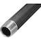 Ironwerks Designs 1/2" x 48" Decorative Black Iron Pipe Nipple, 10PK BLK-1/2x48-10 - alternate 2