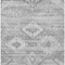 Homeroots 5' X 8' Silver Gray And Charcoal Southwestern Washable Indoor Outdoor Area Rug 588727 - alternate 5