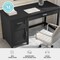 Martha Stewart 22.75 in H, 54 in W X Engineered Wood, Steel, Black Frame/Brushed Nickel Hardware ZG-ZP-09-BK-MS - alternate 4