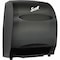 Scott Essential Electronic Hard Roll Towel Dispenser, Black, Purple Core, 12.70" x 15.76" x 9.57", Qty 1 48860 - alternate 1