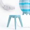 Jonathan Y Wavy 16.5" Modern Contemporary Plant-Based PLA 3D Printed Dimmable LED Table Lamp, Blue/White USA1000D - alternate 5