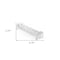 Homeroots 10in Rectangular Cut Crystal Cracker Tray 517511 - alternate 2
