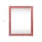 Homeroots 16" x 20" Red Solid Wood Hanging Picture Frame 380276 - alternate 3