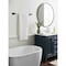 Amerock Glacio Clear/Oil-Rubbed Bronze Contemporary 24 in 610 mm Towel Bar BH36064CORB - alternate 2