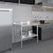 Amgood 30 in. x 36 in. Stainless Steel Work Table with 1.5 in. Backsplash, Metal Kitchen Food Prep Table AMG WT-3036-BS-Z - alternate 4