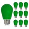 Bulbrite 25W Equivalent Ceramic Green Color S14 Weatherproof Outdoor E26 Medium Base LED Light Bulb, 10PK 862321 - alternate 1