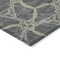 Homeroots 8' Charcoal And Gold Round Geometric Washable Indoor Outdoor Area Rug 613484 - alternate 2