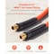 Vevor Air Hose 3/8''x25ft Hybrid Air Hose with 1/4-inch Solid MNPT Bras Fittings HAH3825 - alternate 4