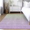 Homeroots 8' X 10' Artichoke Green And Lavender Ombre Washable Indoor Outdoor Area Rug 588975 - alternate 4