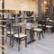Flash Furniture HERCULES Black Ladder Back Metal Restaurant Chair - Tan Vinyl Seat, 4PK 4-XU-DG694BLAD-TNV-GG - alternate 6