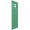 Ekena Millwork True Fit PVC San Antonio Mission Style Fixed Mount Shutters, Lilly Pads, 18W x 62H, PR TFP001ST18X062LP - alternate 5