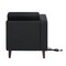 Flash Furniture HERCULES Artemis Black LeatherSoft Left Arm Reception Chair, 2 AC Outlets/1 USB/1 USB-C Ports ZB-8921C-LA-BLK-GG - alternate 2