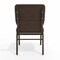 Flash Furniture 18.5"W Brown Fabric Church Chair w/ Book Rack, 4PK 4-XU-CH-60096-BN-BAS-GG - alternate 2