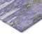 Homeroots 3' X 5' Purple Ivory And Charcoal Abstract Washable Indoor Outdoor Area Rug 582398 - alternate 3