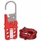 Panduit Multiple Lockout Hasp w/6' Vinyl Coated Galvanized Steel, PSL-MLD PSL-MLD - alternate 1