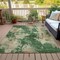 Homeroots 9' X 12' Fern Green And Beige Abstract Washable Indoor Outdoor Area Rug 630685 - alternate 3