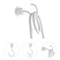 Jonathan Y Raya 19" 1-Light Farmhouse Coastal Rattan 180" Cord Plug-In or Hardwired LED Pendant, Brown JYL1404A - alternate 8