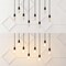 Jonathan Y Rhys 40" 8-Light Vintage Industrial Driftwood Iron LED Linear Chandelier w/Height Adjustable Bulbs, B JYL1330A - alternate 4