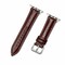 Elegani Leather Band Compatible with Apple Watch 40mm, Brown, Brown/Rose Gold/Yellow Gold Buckle LZQR2-BRN-40 - alternate 1