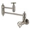 Kingston Brass Wall Mount Pot Filler Faucet with Knurled Handle, Brushed Nickel KS3108RKX - alternate 1