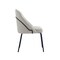 Manhattan Comfort Gracie Dining Chair in Stone and Black - Set of 4 4-DC100-BST - alternate 3