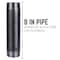 Ace Trading - Nipple STZ Industries 2 in. MIP each X 2 in. D MIP Black Steel 8 in. L Nipple 302U2X8 - alternate 3