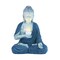 Techko Outdoor Solar Buddha Lotus Garden Statue with Integrated LED Light SG-820 - alternate 1