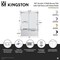 Kingston Brass 60" Acrylic Anti-Skid Alcove Left-Hand Drain Tub with Right Sliding Tub Door, White/Polished Chrome KVTAP6032L21A1 - alternate 3