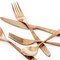 Megachef La Vague 20 Piece Flatware Utensil Set, Stainless Steel Service for 4 in Matte Rose Gold MCFW-LA VAGUE-MATTEROSEGOLD - alternate 3