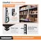 Homedant 5-Tier Boltless Heavy Duty Metal Shelving Unit, 35.9"W x 16.2"D x 71.3"H, Black 805900 - alternate 3