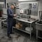 Amgood 30 in. x 60 in. All Stainless Steel Work Table, 35in. Height Commercial Prep Table with AMG WTSS-3060-Z - alternate 3