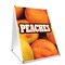Signmission Peaches, 36 Inch x 24 Inch A-frame Yard Sign, Plastic Sign SBC-2436-Peaches - alternate 1
