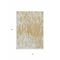 Homeroots 3' X 5' Gold And Ivory Abstract Washable Indoor Outdoor Area Rug 612659 - alternate 6