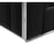 Homeroots 73" Black And Silver Metallic Top Grain Leather Loveseat 534094 - alternate 5