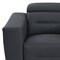 Homeroots 41" Dark Gray Italian Leather Power Recliner Chair 482249 - alternate 4