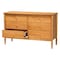 Baxton Studio Lucera Mid-Century Oak Brown Bobbin Wood 6-Drawer Dresser 257-14129-ZORO - alternate 4
