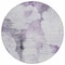 Homeroots 8' Purple Lavender And Gray Round Abstract Washable Indoor Outdoor Area Rug 582676 - alternate 3