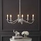 Jonathan Y Wicklow 34.75" 6-Light Bohemian Farmhouse Iron LED Chandelier, White JYL7559D - alternate 2
