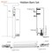 Sartodoors Hidden Barn, Planum 0015 Oak, Sturdy Finished Flush Modern Doors, Magic Concealed Sliding Set 36" x PLANUM0015HB-DUB-3696 - alternate 3