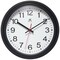 Infinity Instruments Director Wall Clock, Black, 12in 20354BK-4580 - alternate 1