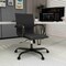 Leisuremod Harris Faux Leather Office Chair - Mid-Back Ergonomic Swivel Desk Chair, Iron Base HOBL19BLL - alternate 3
