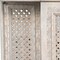 Homeroots 34in White Solid Wood Carved Floral Bar Cabinet With Two Doors And One Drawer 727849 - alternate 3