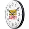 Infinity Instruments Prosaic ITC Practice Safety Wall Clock, Black, 12 in 14529BK-4587 - alternate 3
